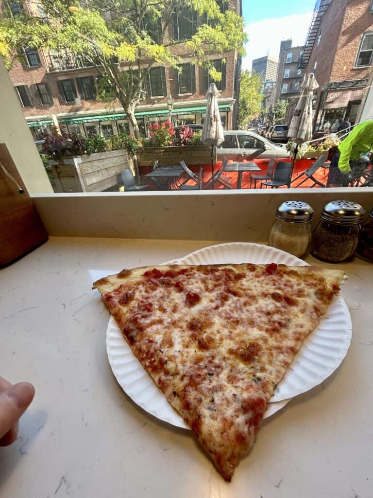 Cheese Pizza Slice Upper Crust Beacon Hill