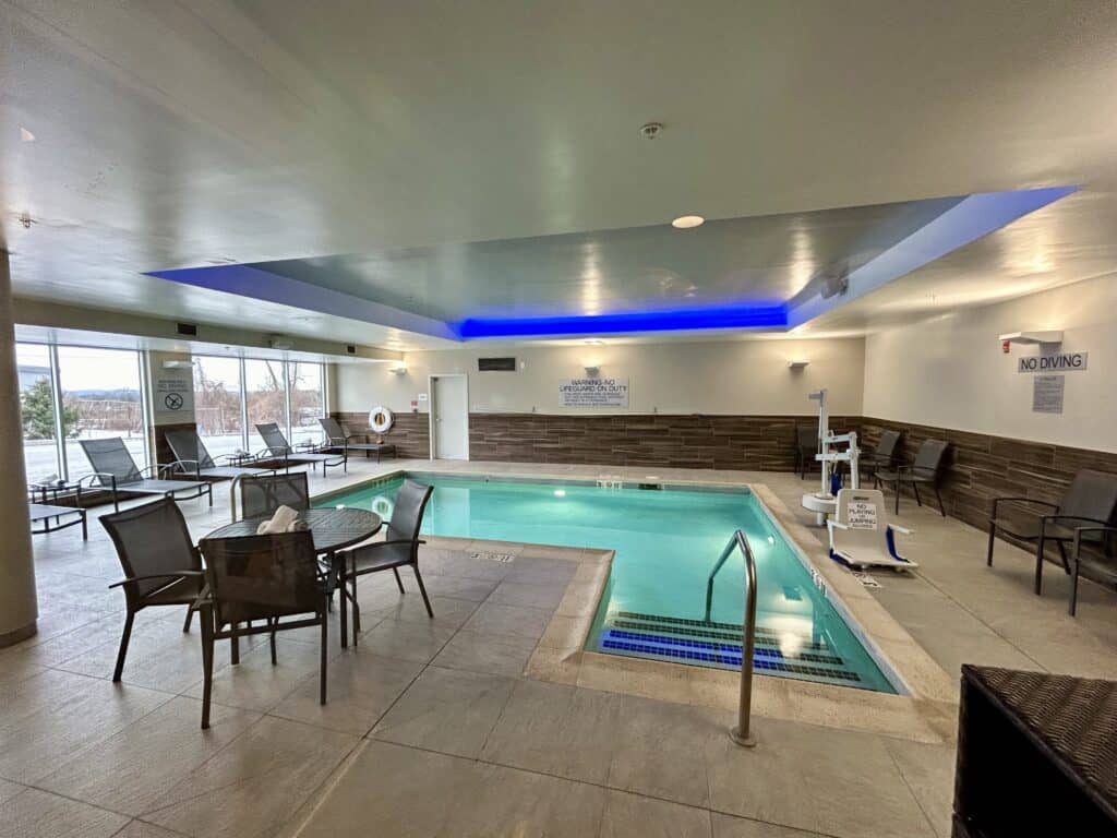Pool at the Fairfield Inn & Suites by Marriott Boston Walpole